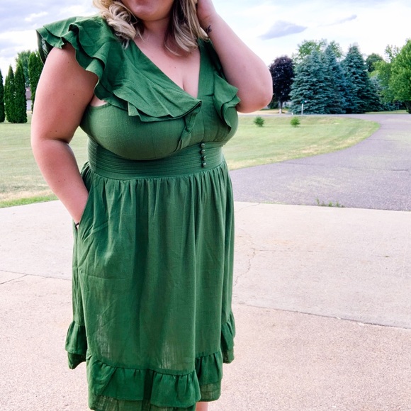 NWT Kiwi Ruffles Dress 1XL - Picture 6 of 9